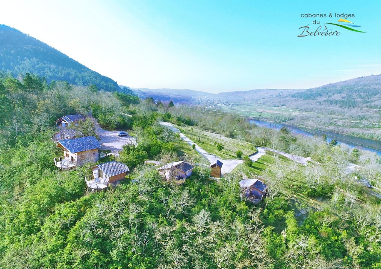 Cabanes Et Lodges Du Belvedere Serrieres-sur-Ain Exteriér fotografie